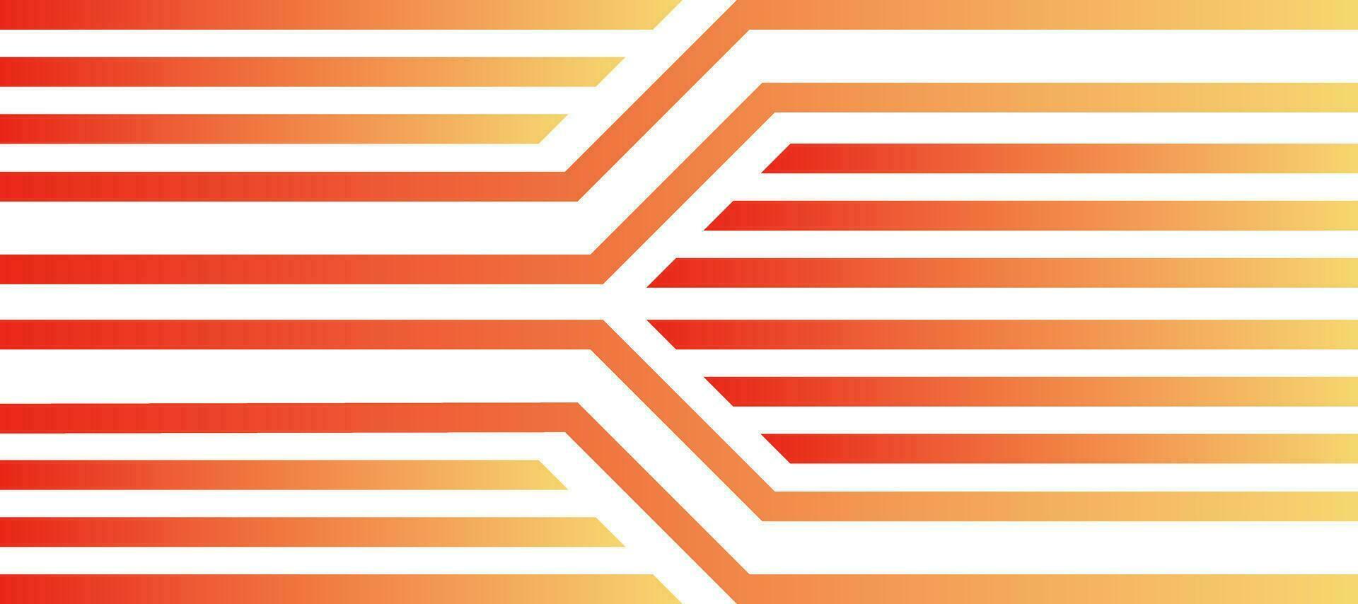 abstract futuristic stripes orange gradient background vector