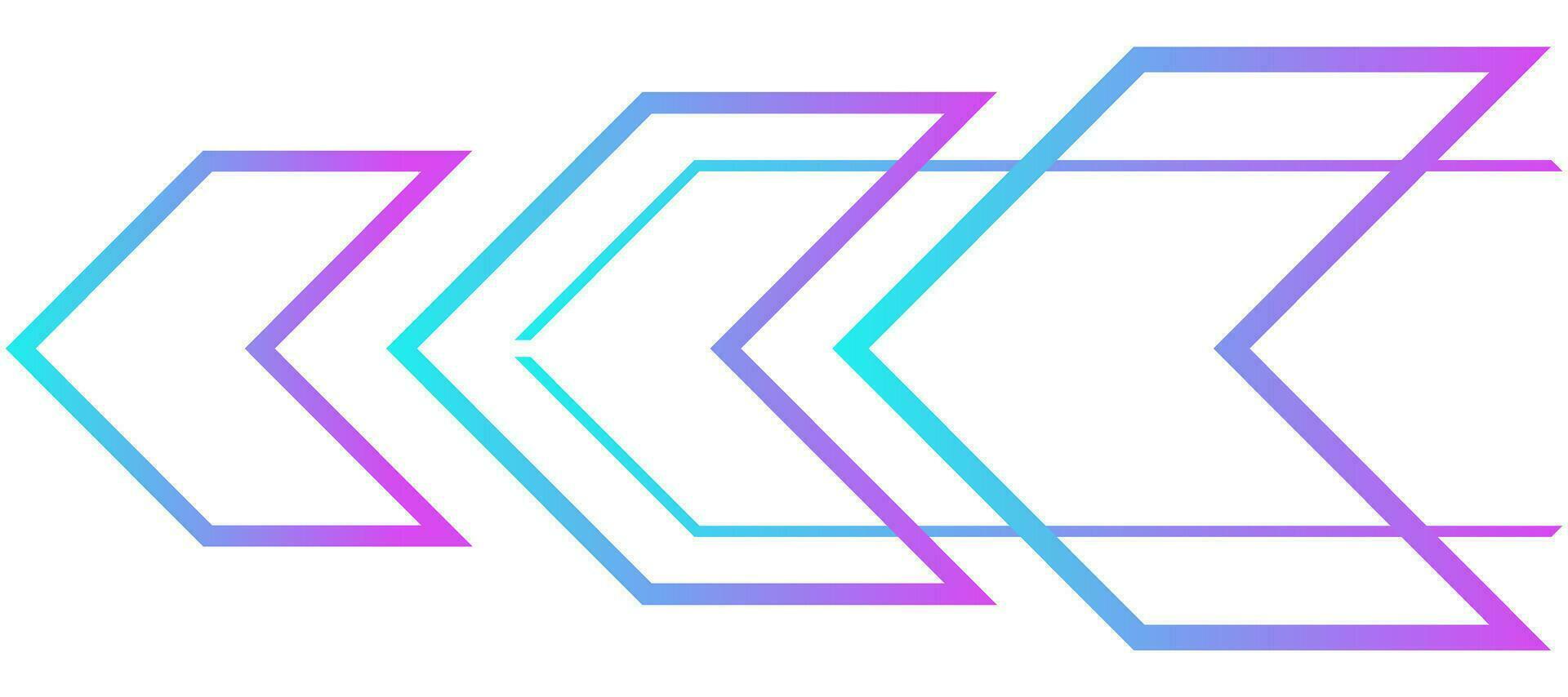 violet futuristic chevron line techno arrow purple gradient background vector