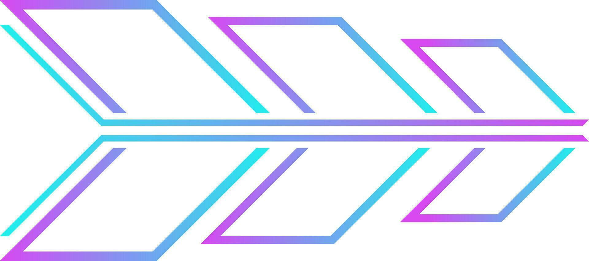 violet futuristic arrow line techno modern purple gradient background vector