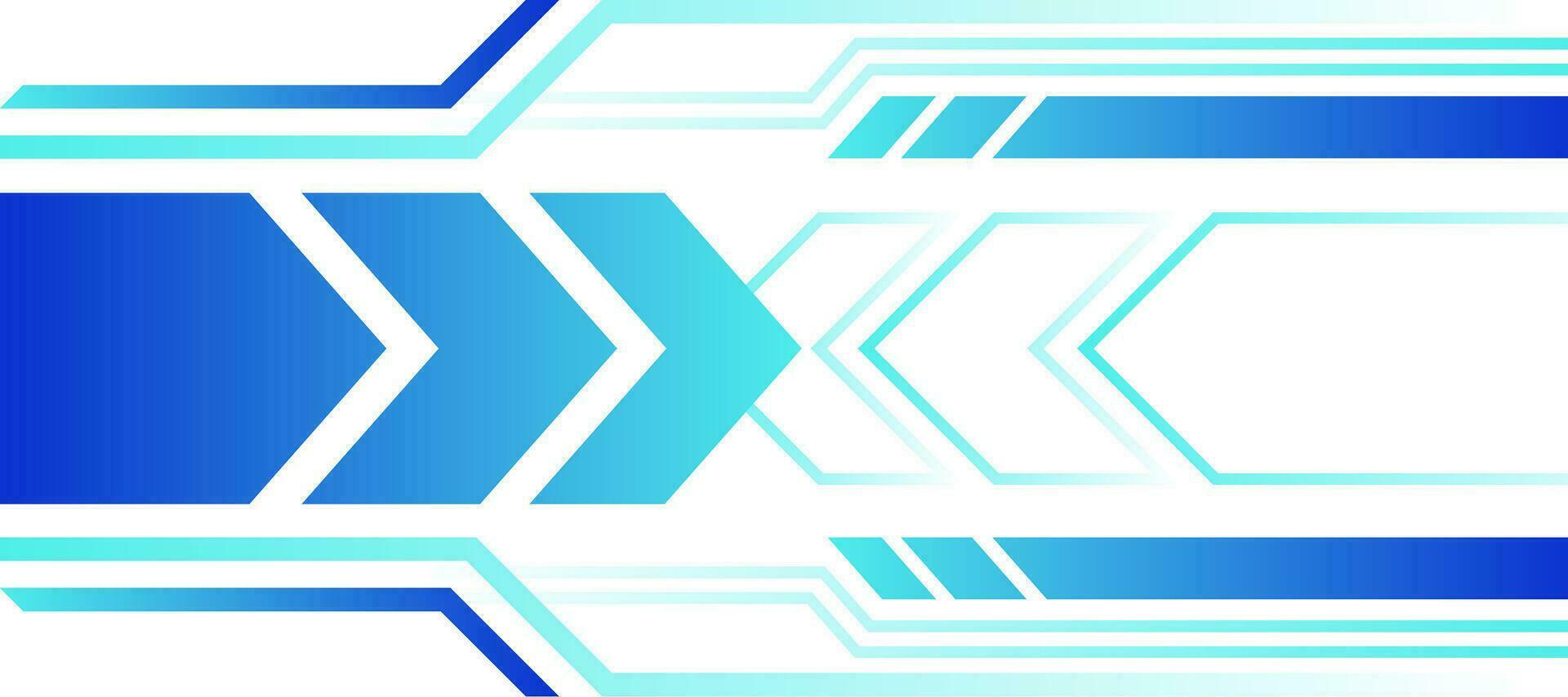 technology arrow blue lines gradient cyber futuristic background vector