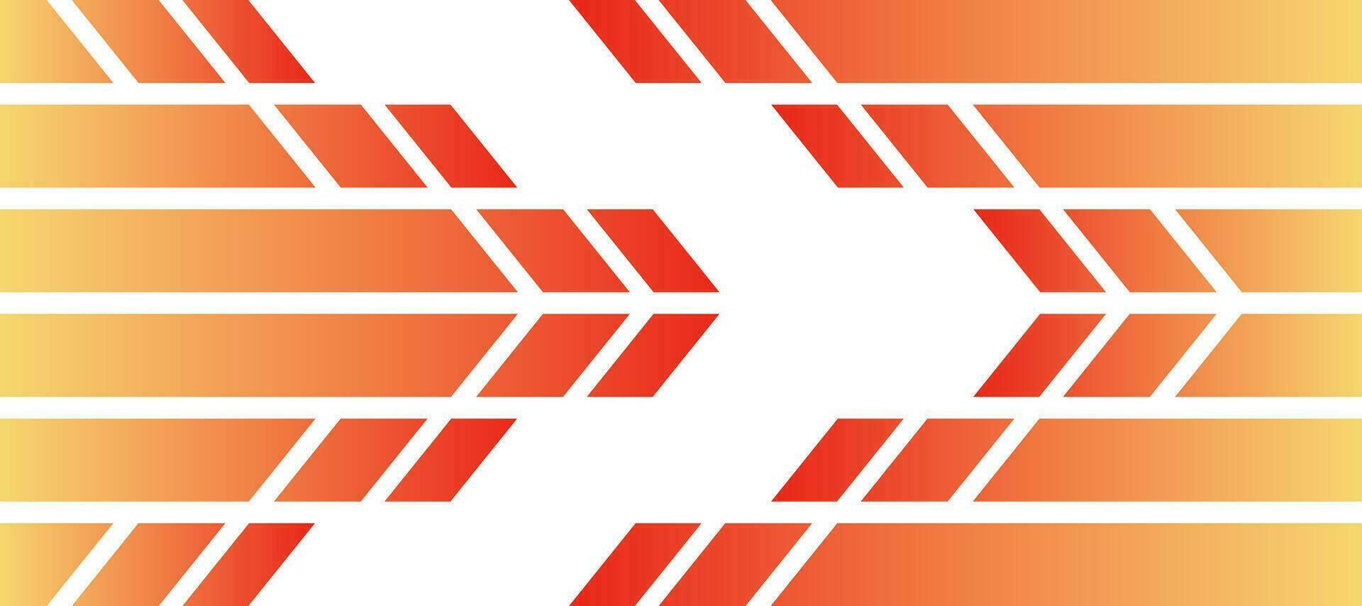 abstract techno chevron speed orange gradient background vector