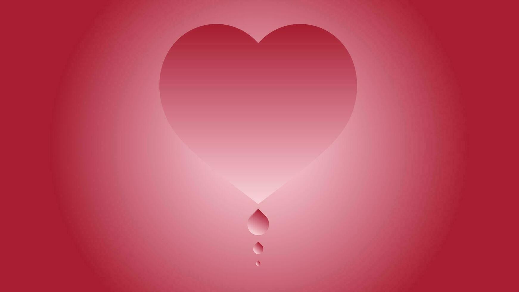 resumen antecedentes San Valentín día blanco antecedentes diseño , armonía degradado, antecedentes. vector ilustración amor , línea amor
