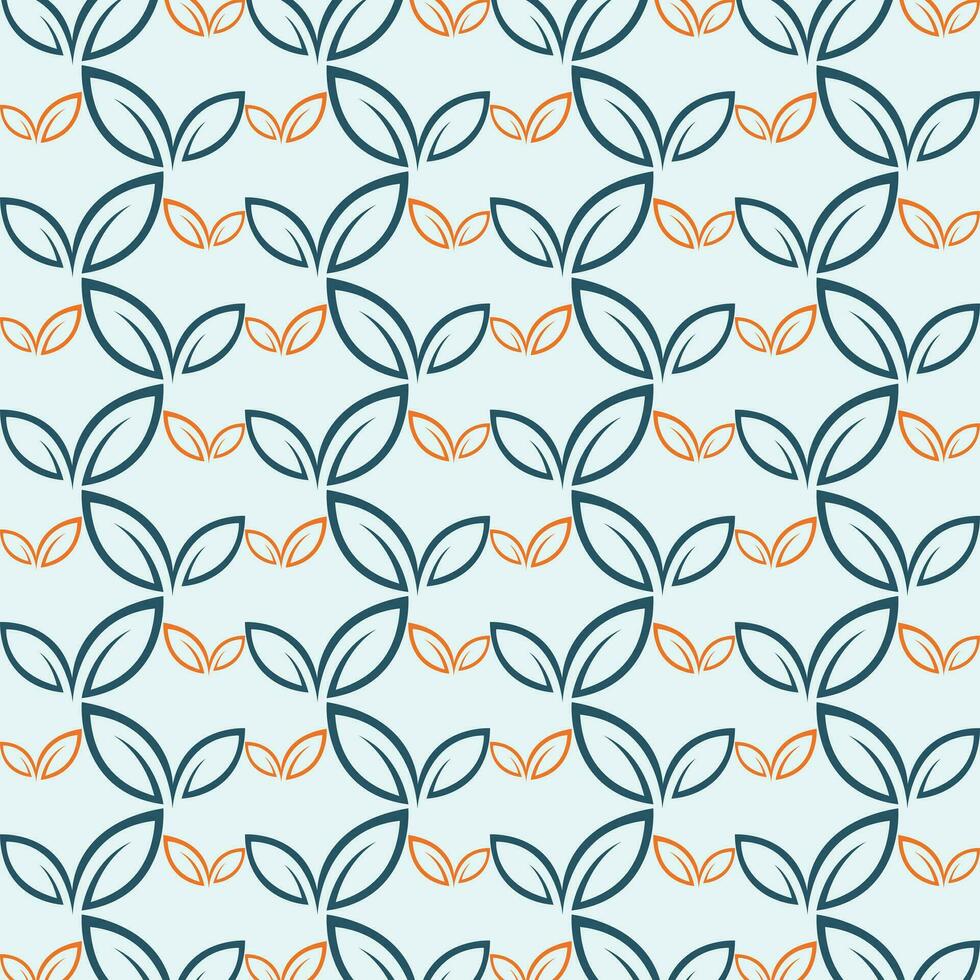 Leaf trendy design pattern vector illustration