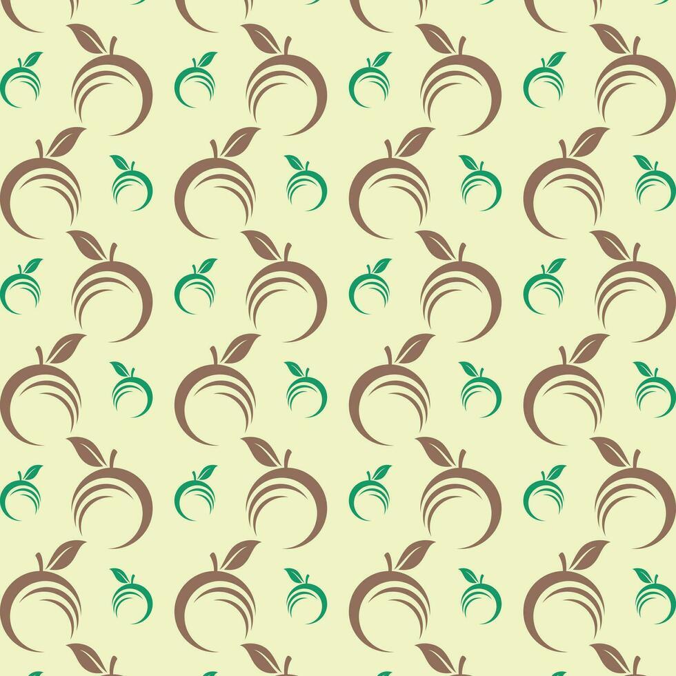 Fruit abstract repeating pattern design vector illustration