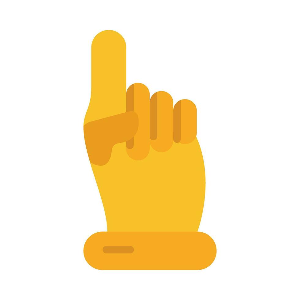 Foam Hand Vector Flat Icon For Personal And Commercial Use.