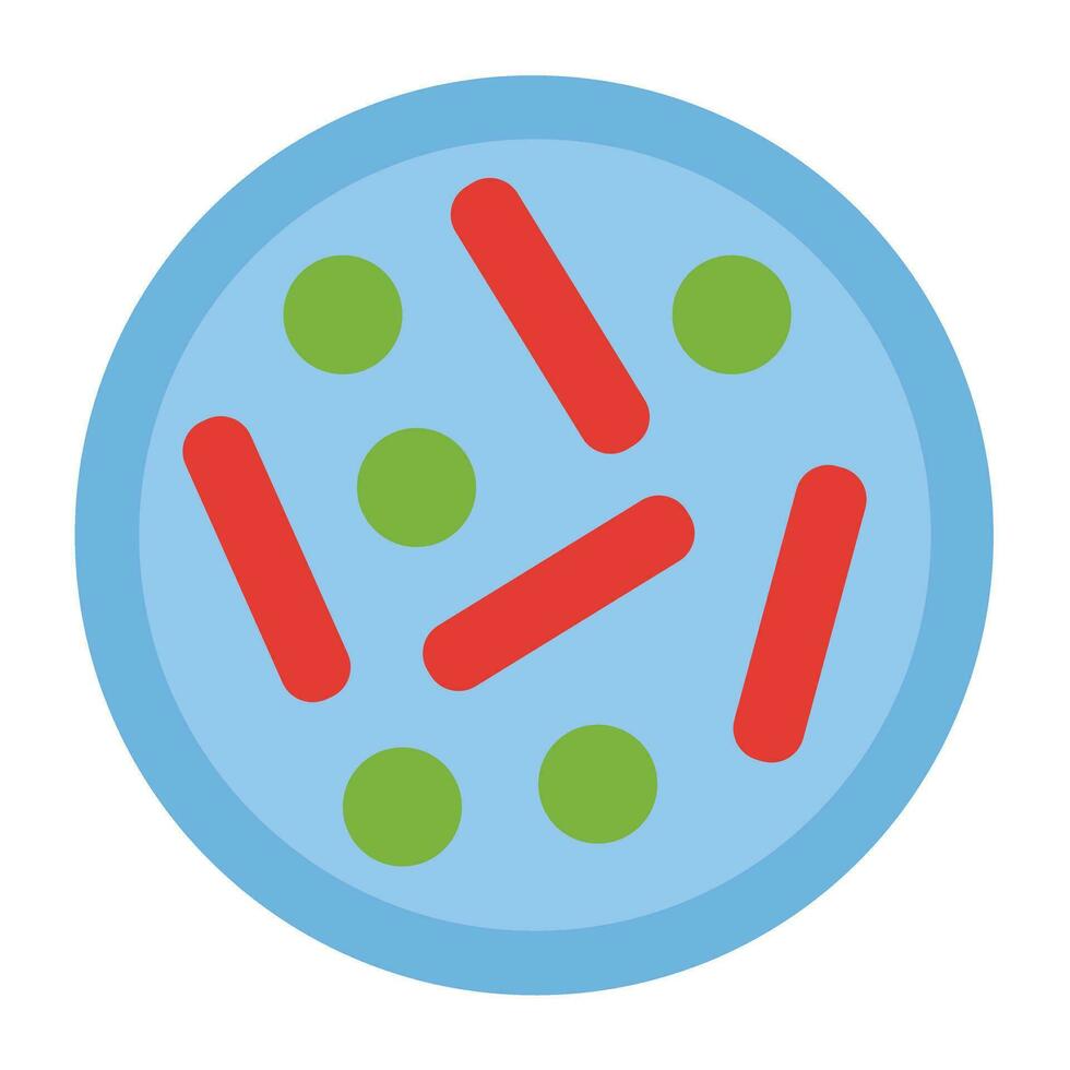 Bacteria Vector Flat Icon For Personal And Commercial Use.