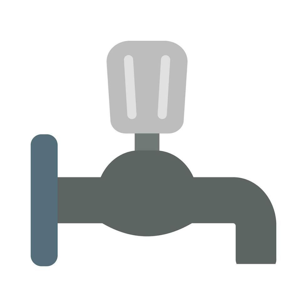 Water Tap Vector Flat Icon For Personal And Commercial Use.