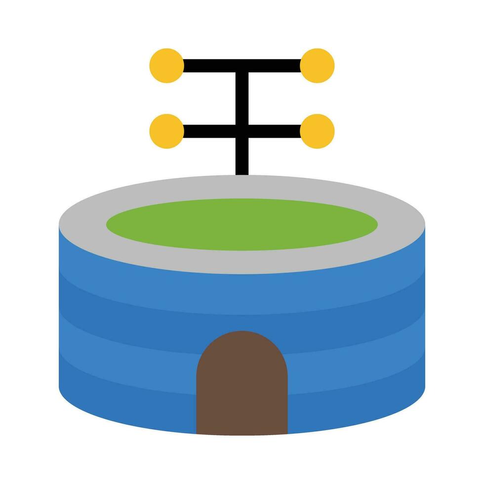 Stadium Vector Flat Icon For Personal And Commercial Use.