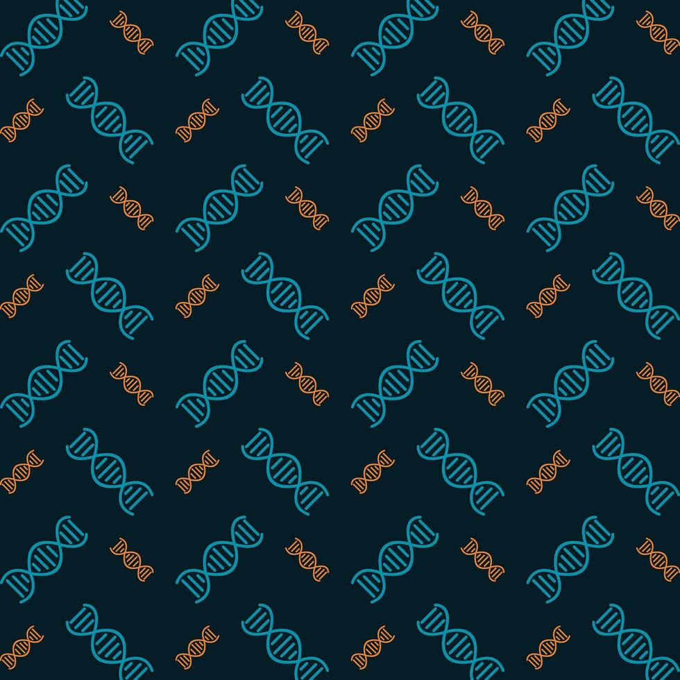 DNA trendy abstract pattern repeating vector illustration background