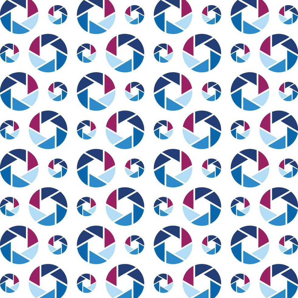 Lens beautiful pattern repeating abstract vector background