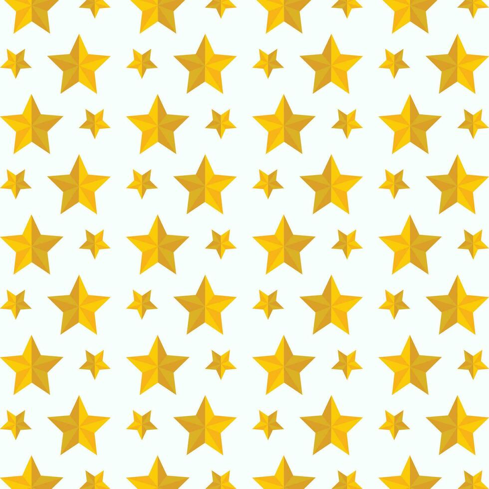 Gold stars abstract colorful pattern vector illustration