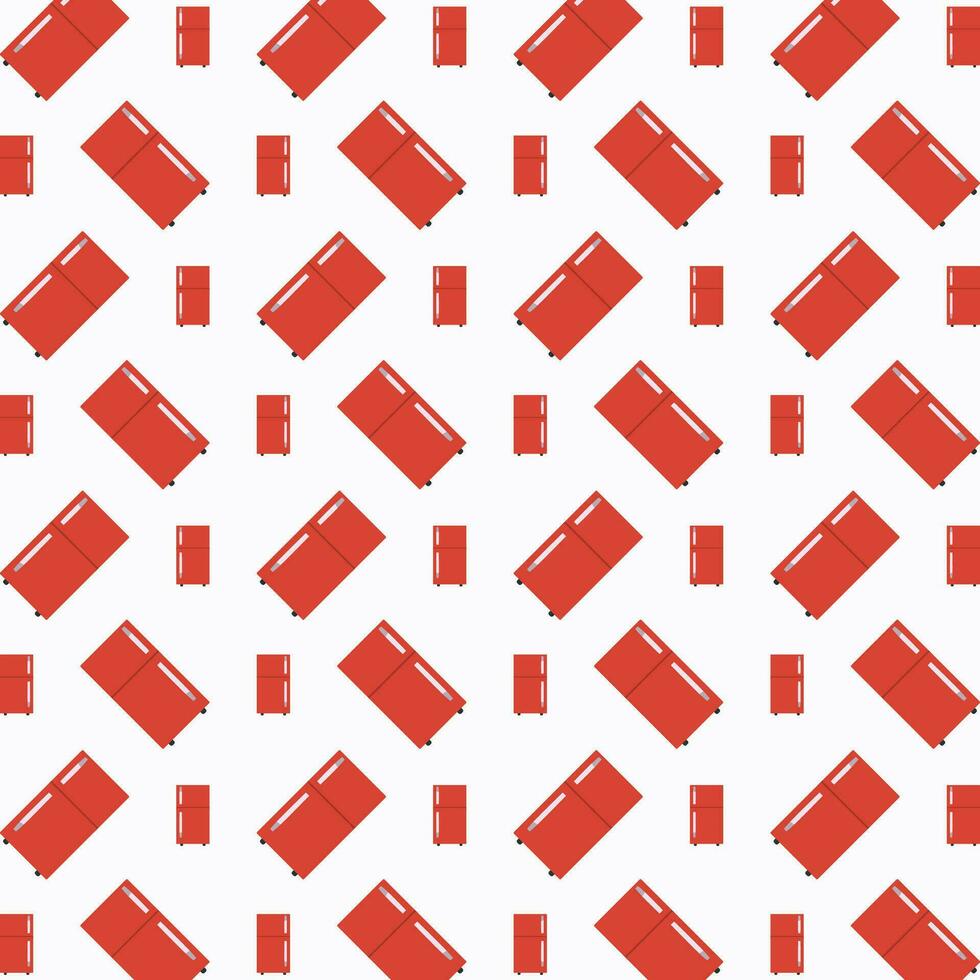 Fridge trendy abstract pattern repeating vector illustration background