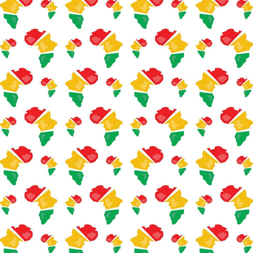 African trendy smart pattern colorful illustration background vector