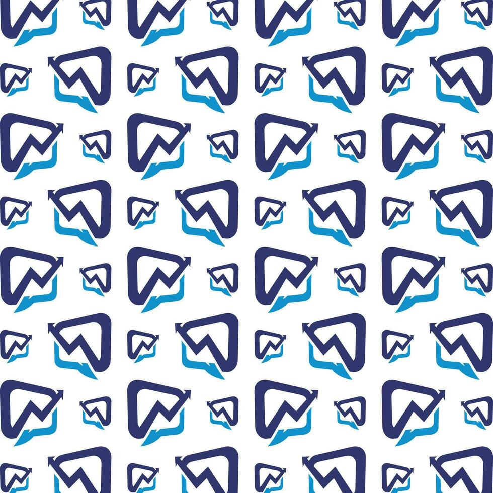 Trade Grow trendy smart pattern colorful illustration background vector