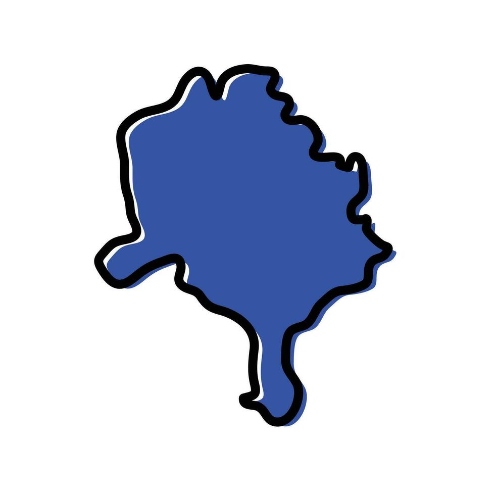 kano state of Nigeria vector map illustration.