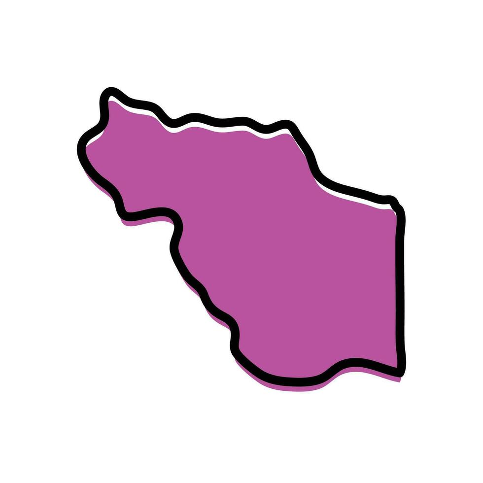 Al Jufrah region of Libya vector map Illustration.