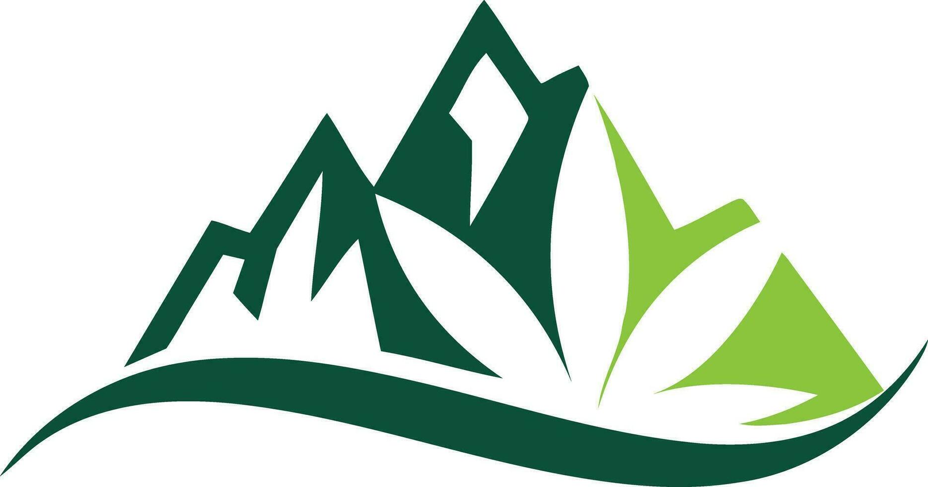 Cannabis Mountain Logo vector