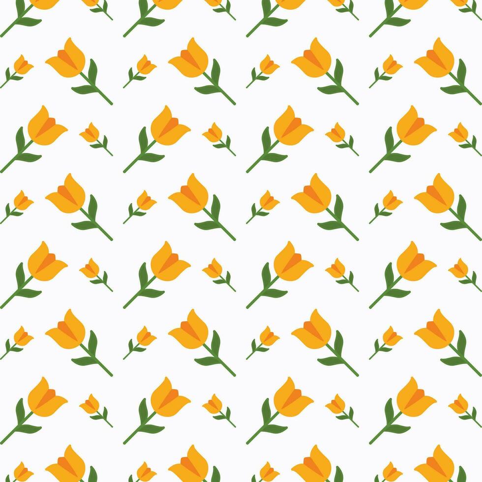 Tulip pattern design colorful abstract vector illustration background
