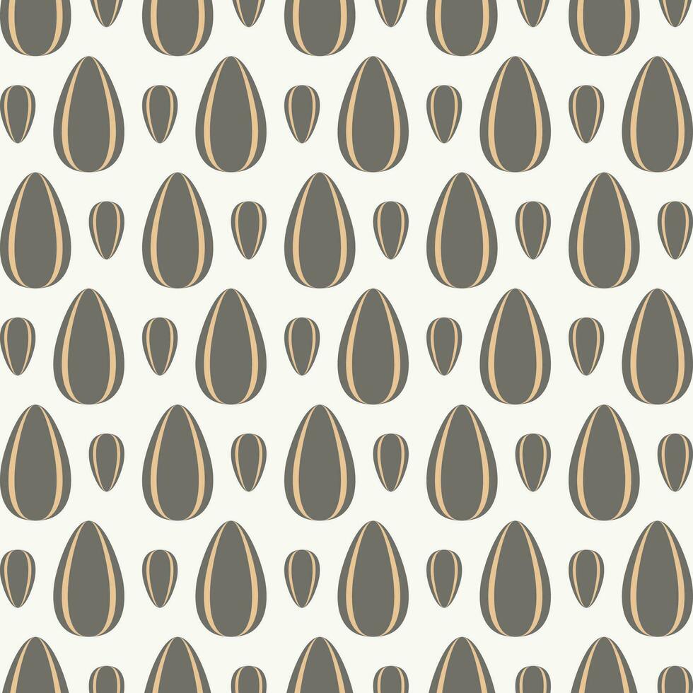 Sunflower seeds design vector illustration seamless repeating pattern