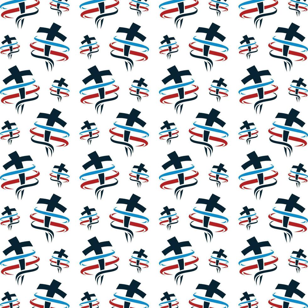 Church beautiful pattern repeating abstract vector background