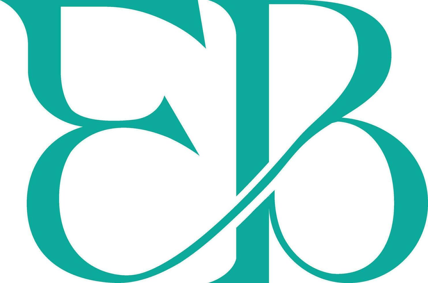 EB letter logo vector