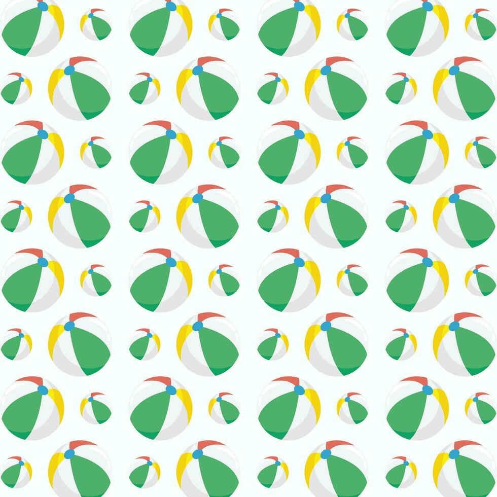 Beach ball abstract colorful pattern vector illustration