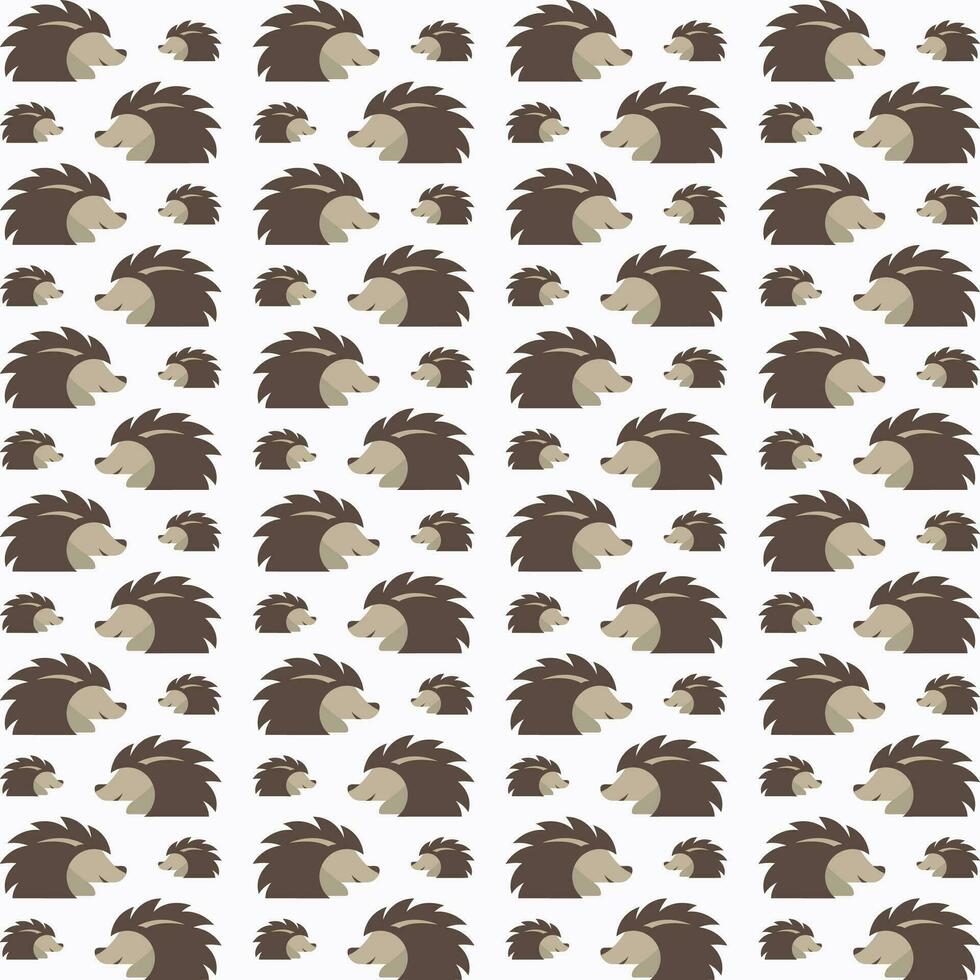 Hedgehog abstract colorful pattern vector illustration