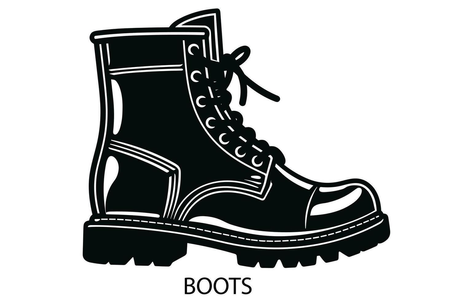 Hiking boot vector icon. filled flat sign for mobile concept and web design