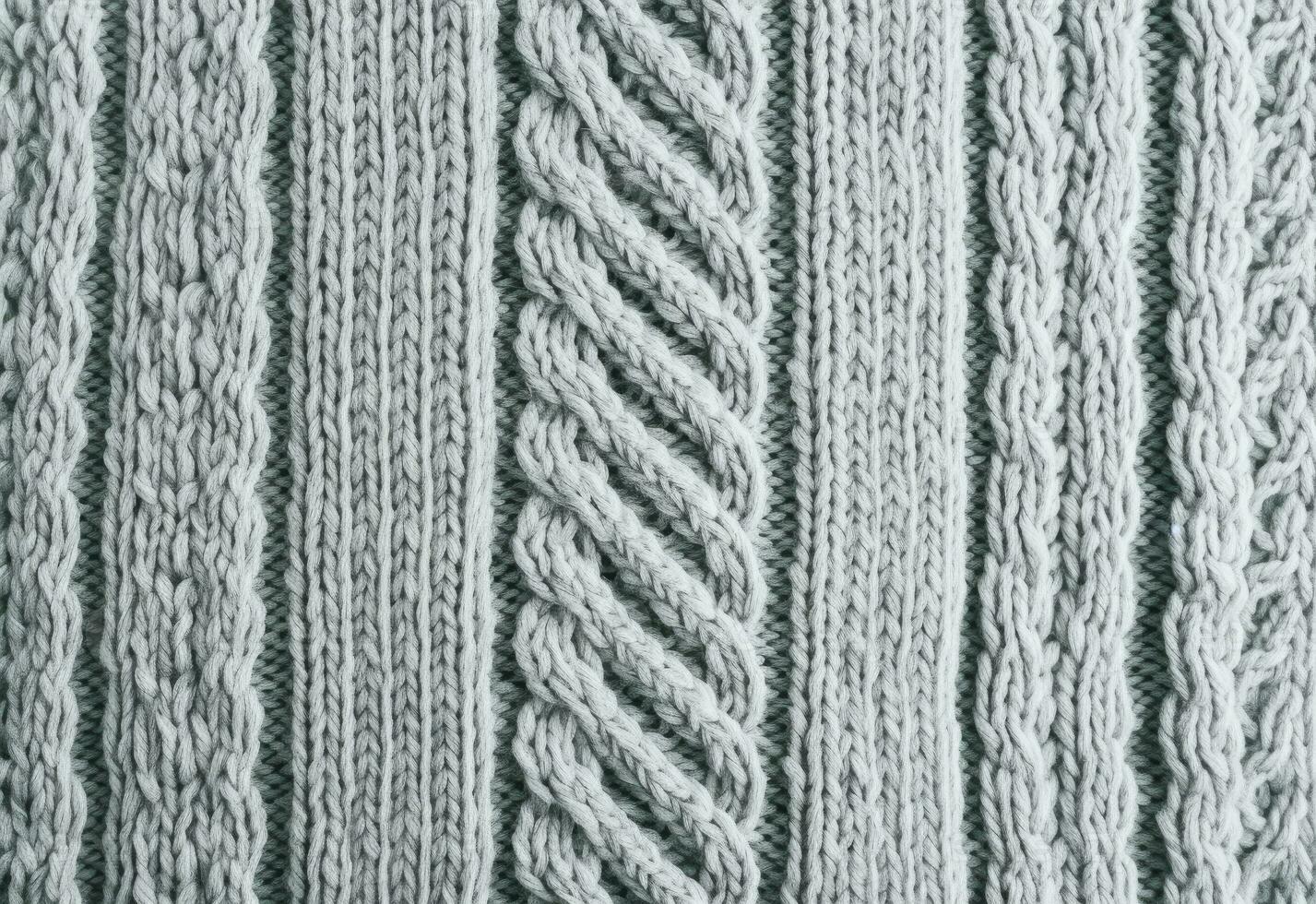 AI generated Knitted sweater texture, background with copy space. AI Generated photo