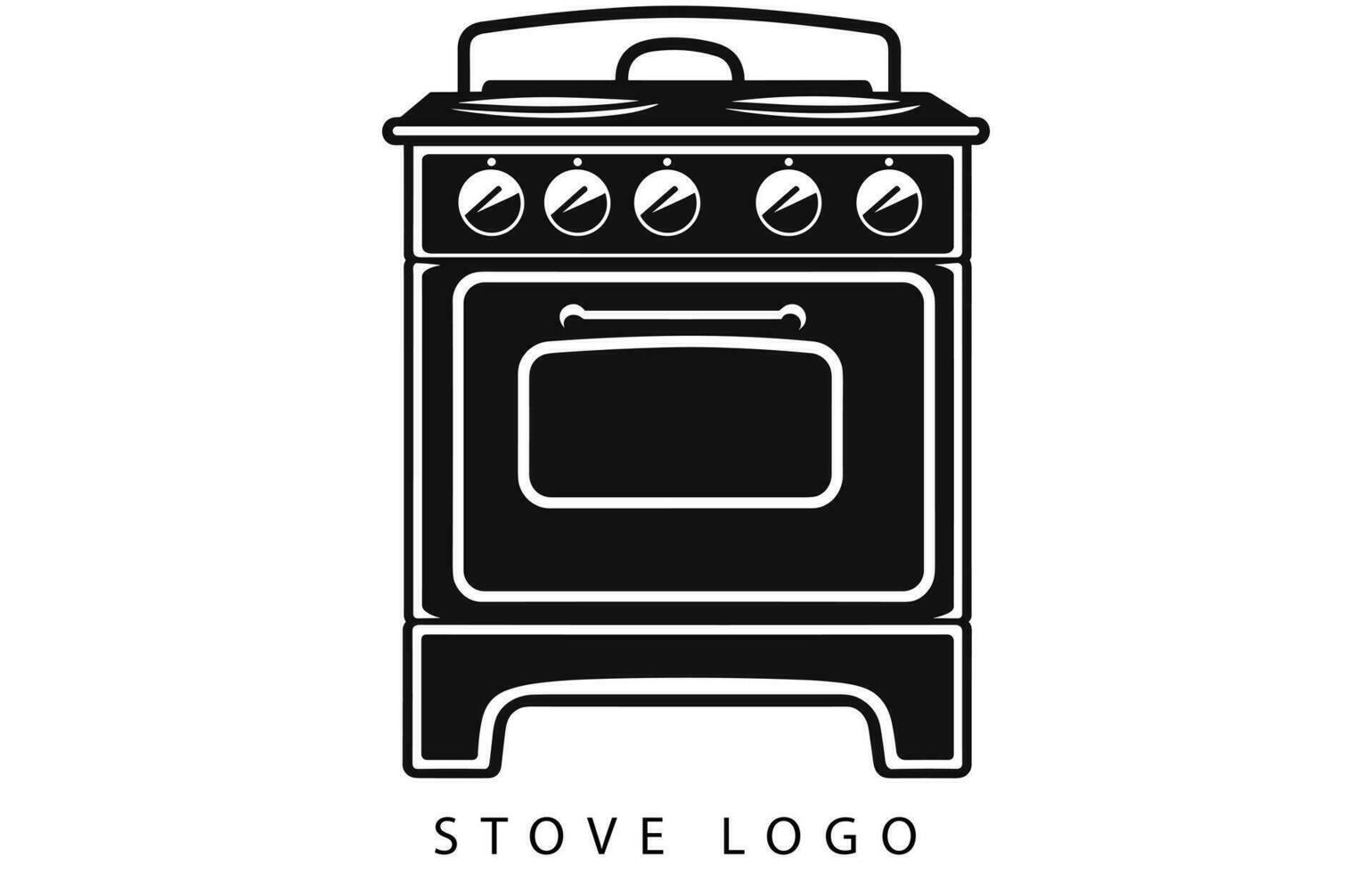 Stove icon logo vector design