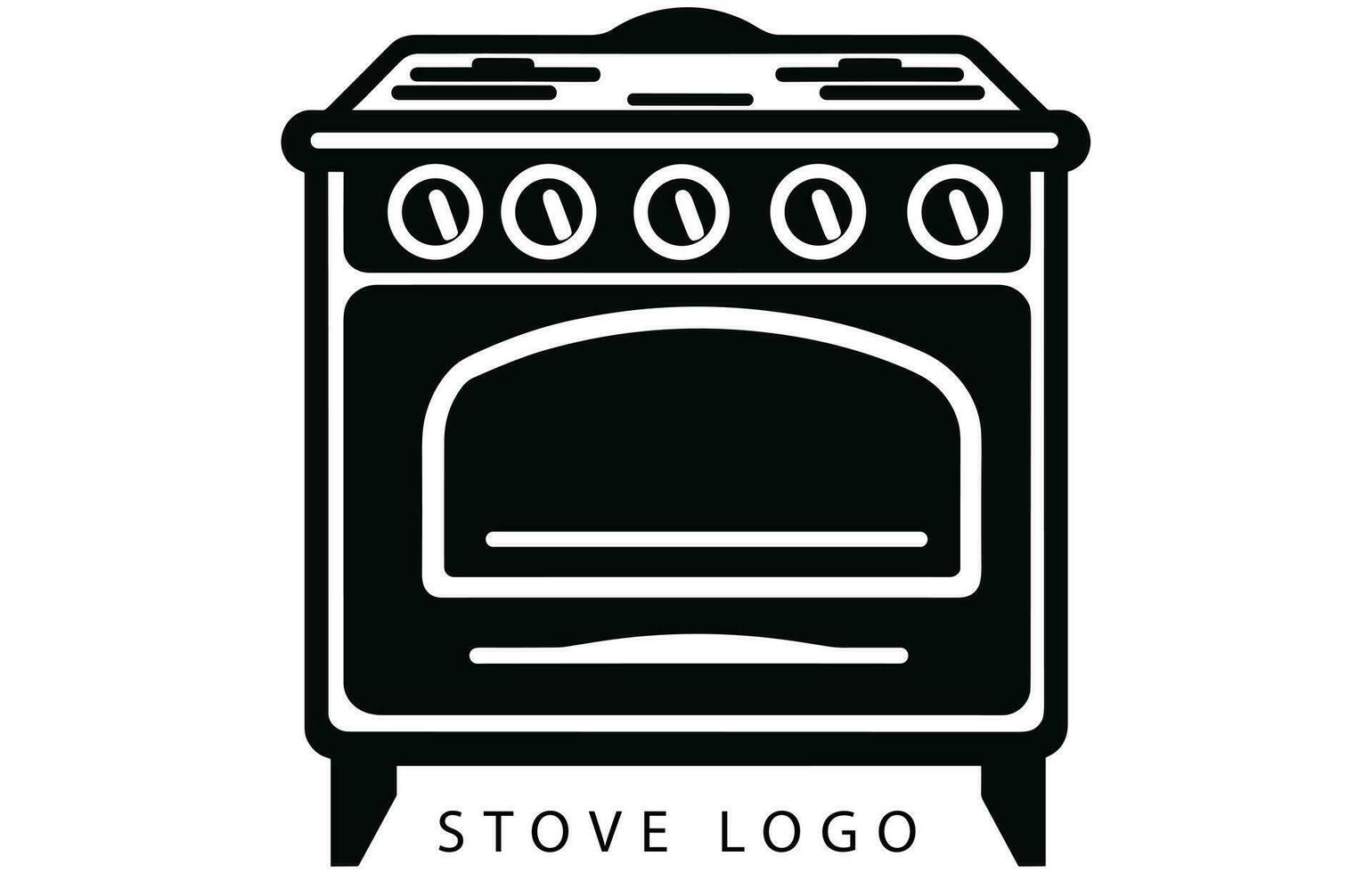 Stove icon logo vector design