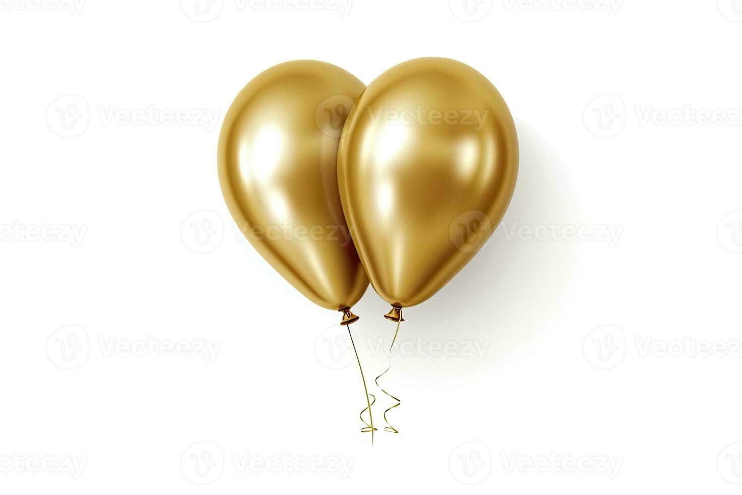 AI generated Birthday balloon flying for party and celebrations. AI Generated photo