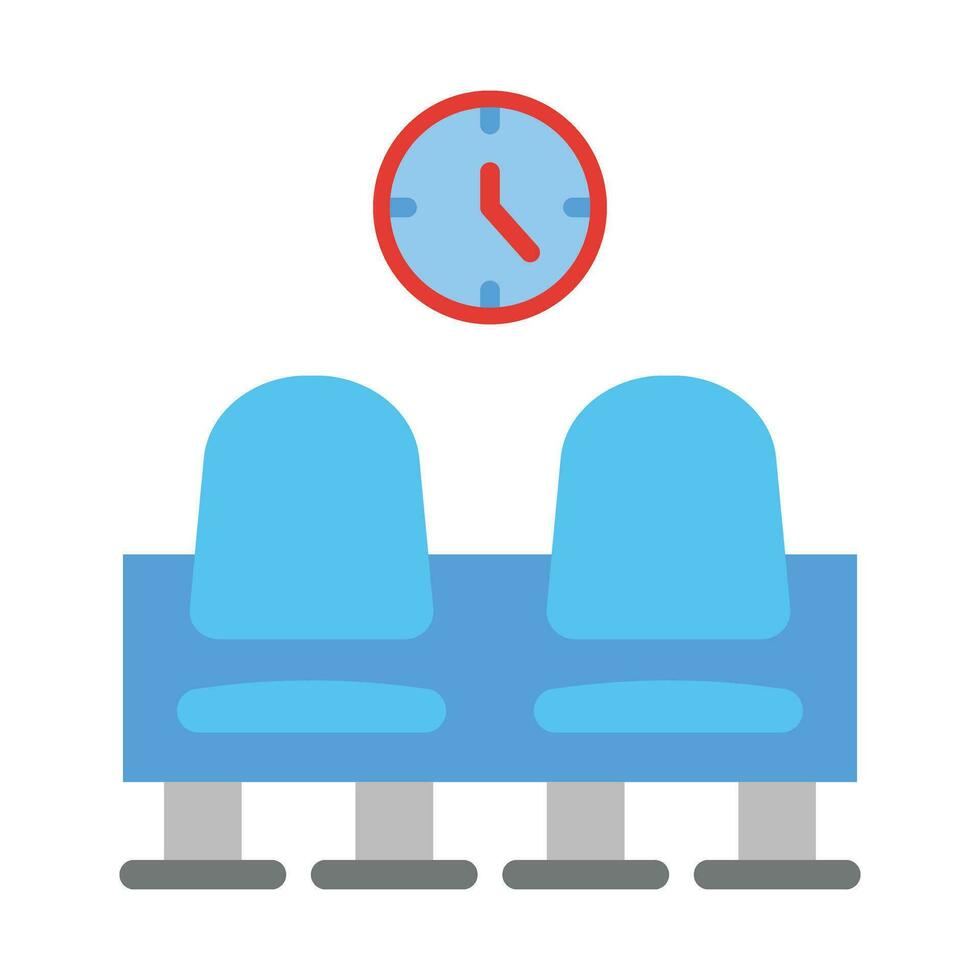 Waiting Room Vector Flat Icon For Personal And Commercial Use.