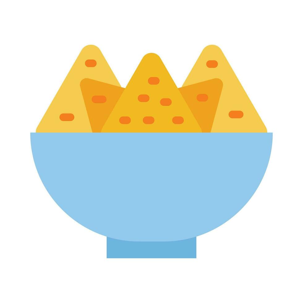 nachos vector plano icono para personal y comercial usar.