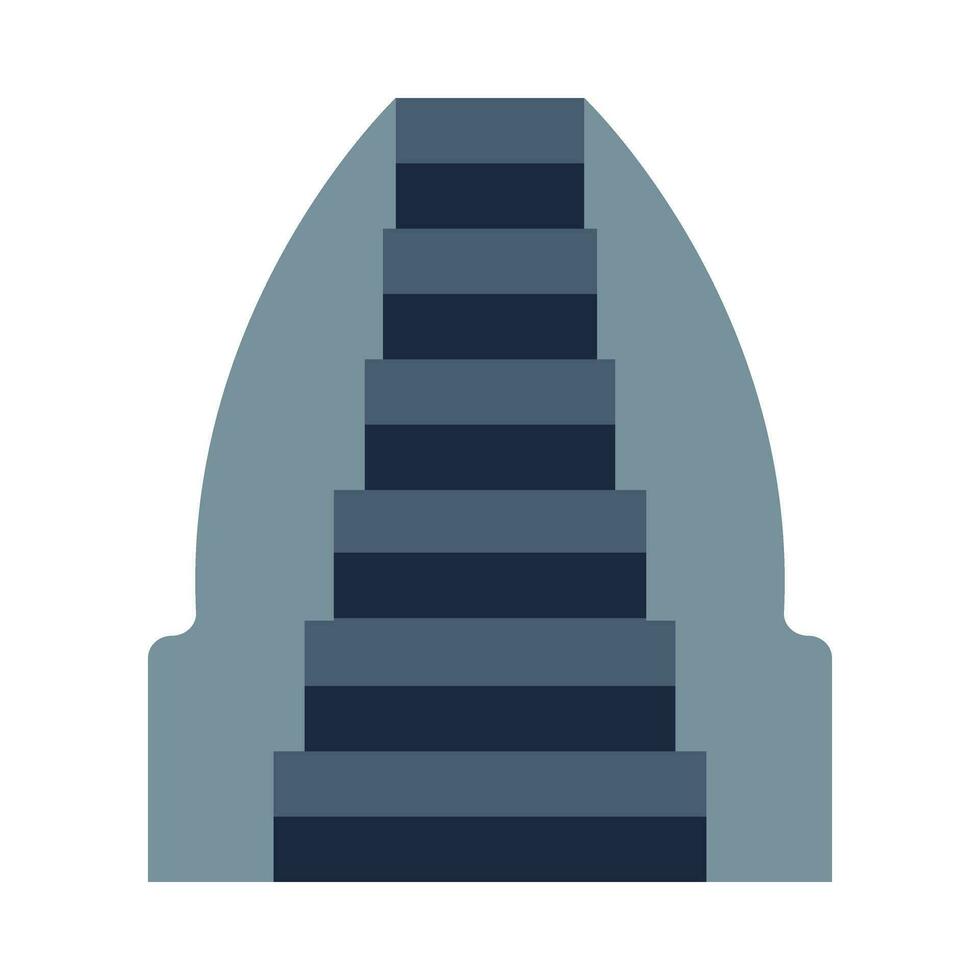 Escalator Vector Flat Icon For Personal And Commercial Use.