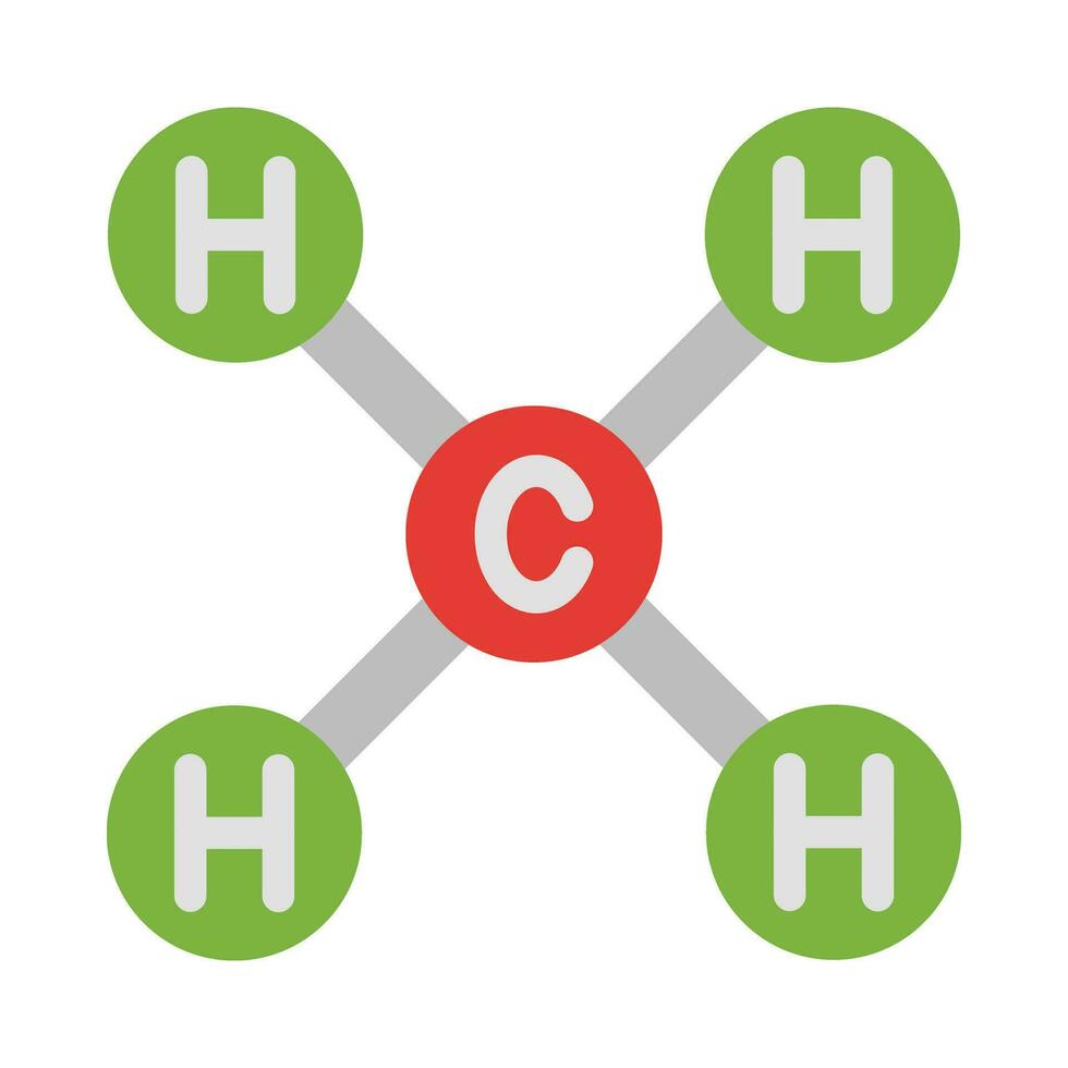 Methane Vector Flat Icon For Personal And Commercial Use.