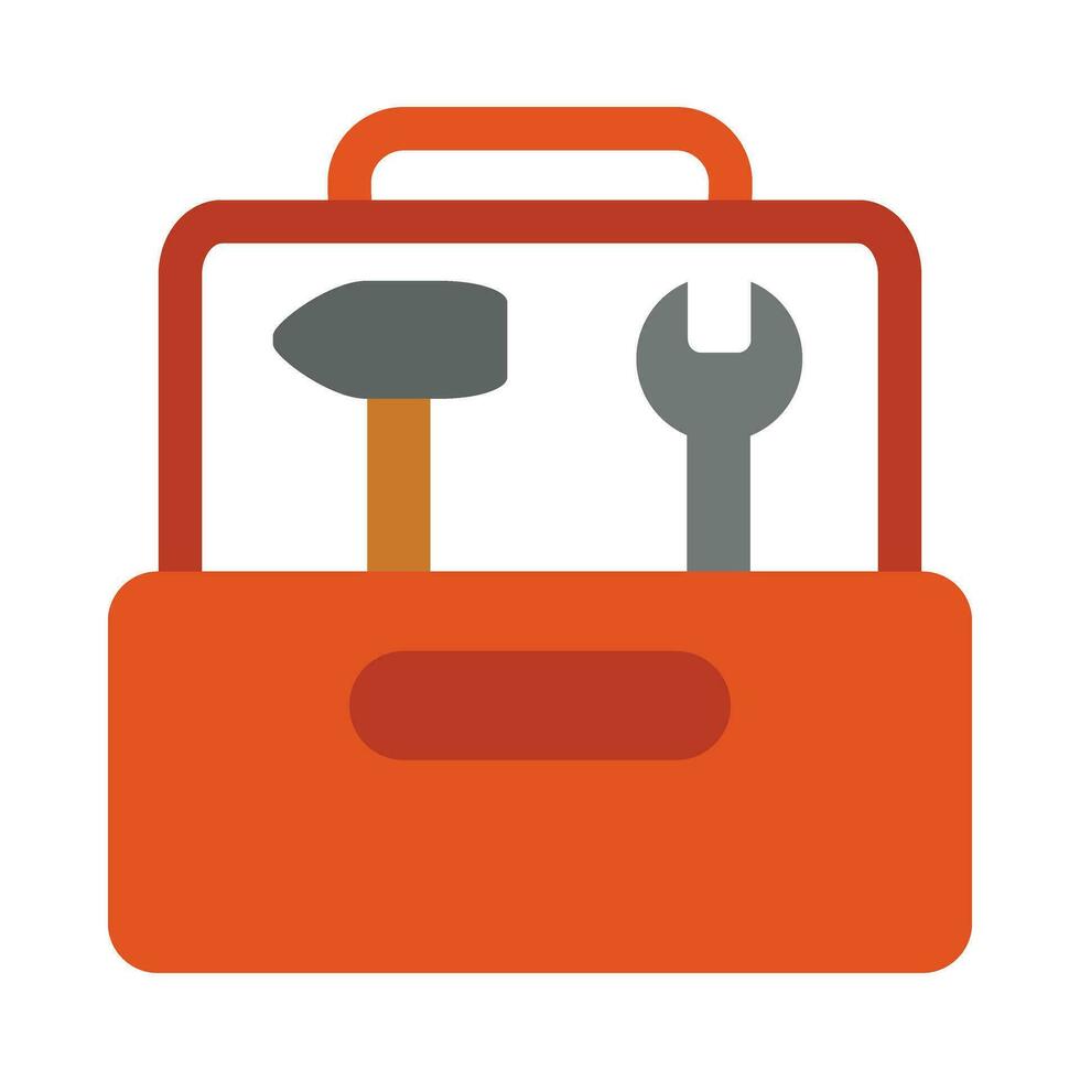 Toolbox Vector Flat Icon For Personal And Commercial Use.