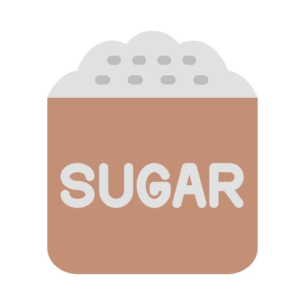 Sugar Bag Vector Flat Icon For Personal And Commercial Use.