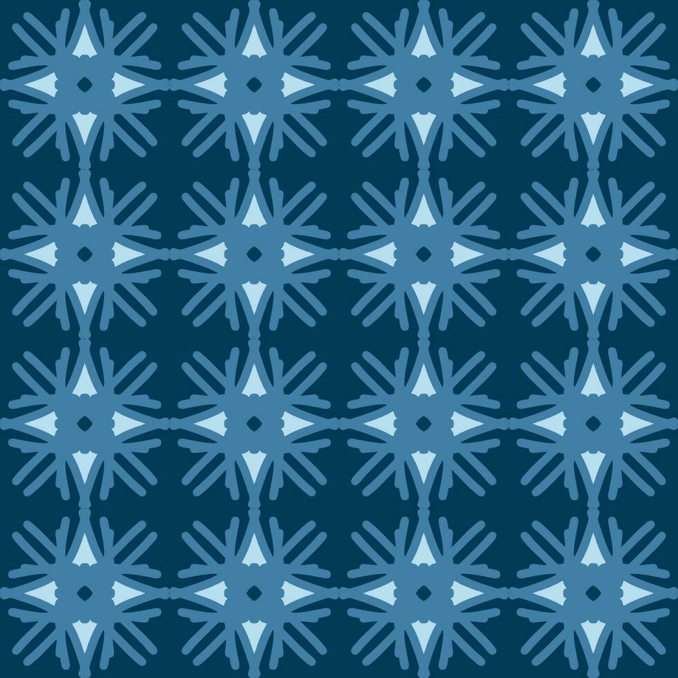 azul turquesa agua menthe mandala Arte sin costura modelo floral creativo diseño antecedentes vector ilustración