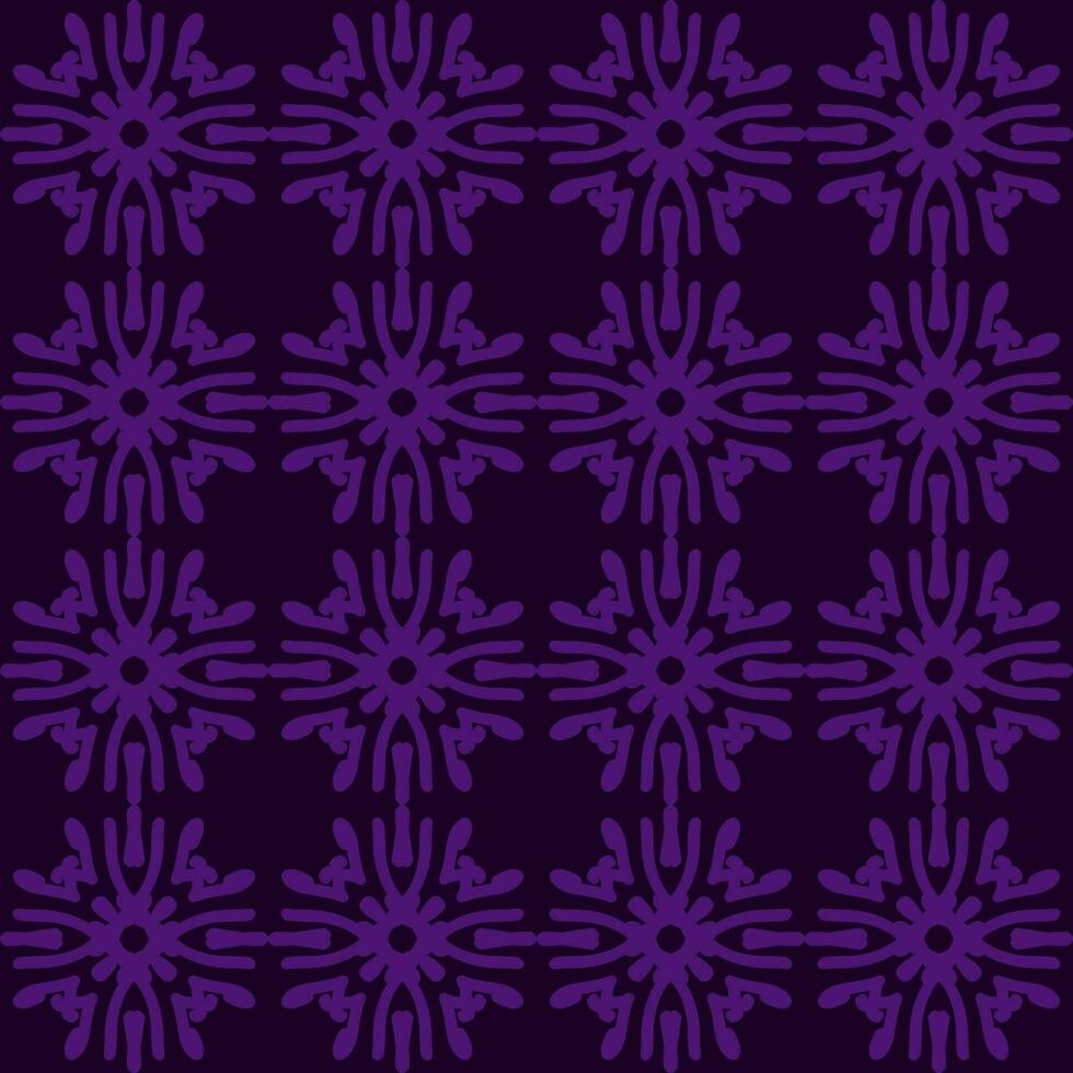 purple magenta violet lavender mandala art seamless pattern floral creative design background vector illustration