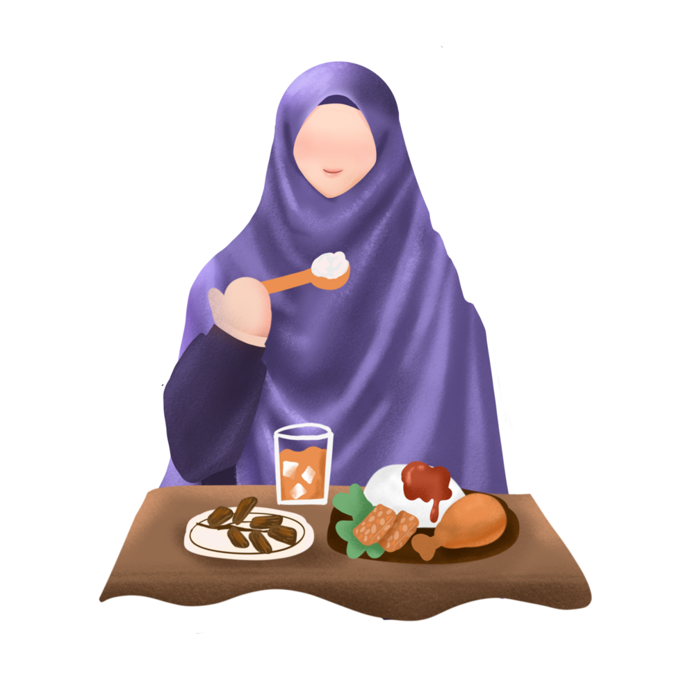 Iftar Ramadan illustration png