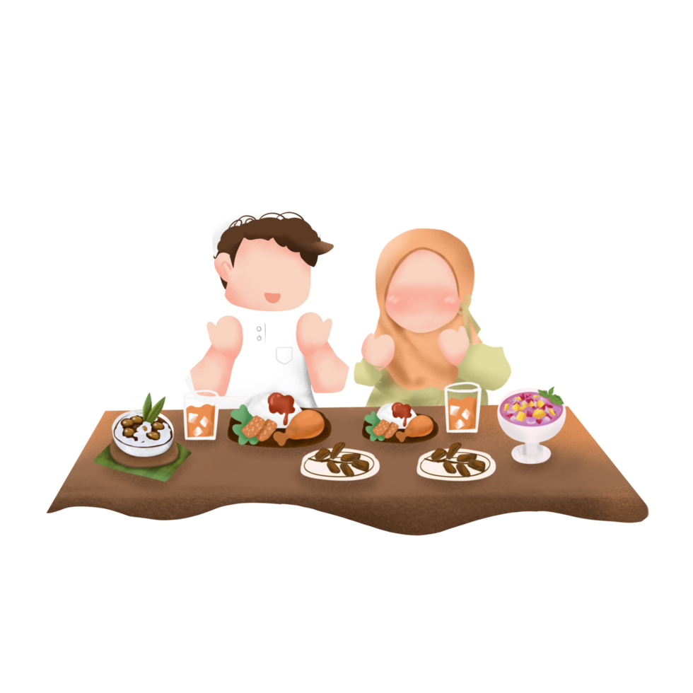 Iftar Ramadan illustration png