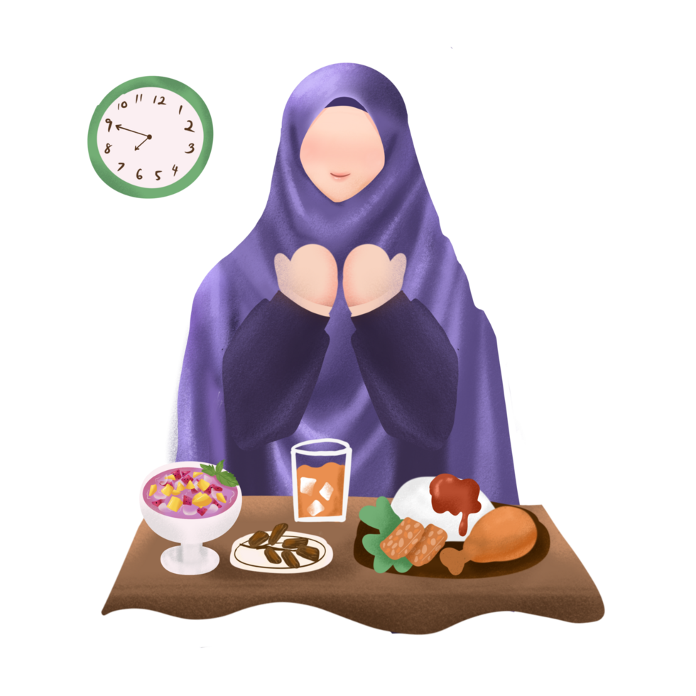 Iftar Ramadan illustration png