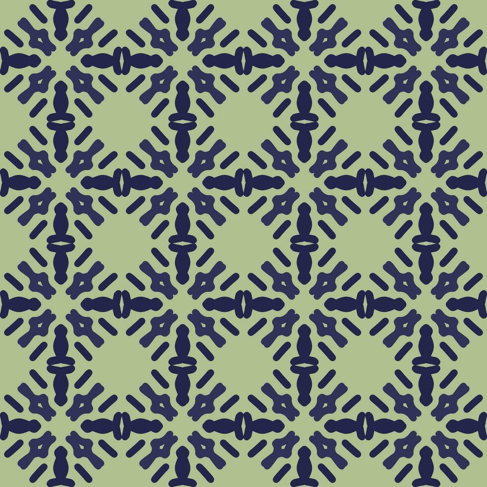 green blue turquoise aqua menthe mandala art seamless pattern floral creative design background vector illustration