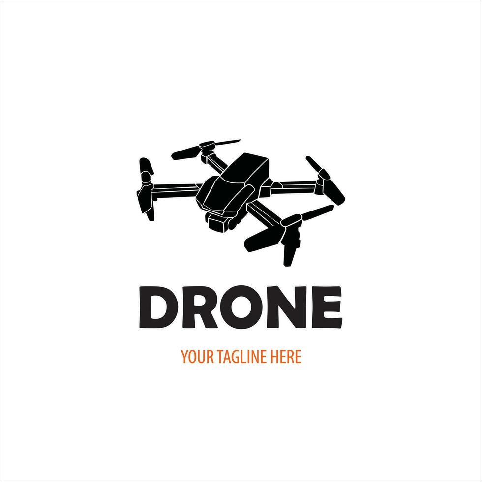 Drone vector logo. Drone modern icon. Drone icon sign for logo