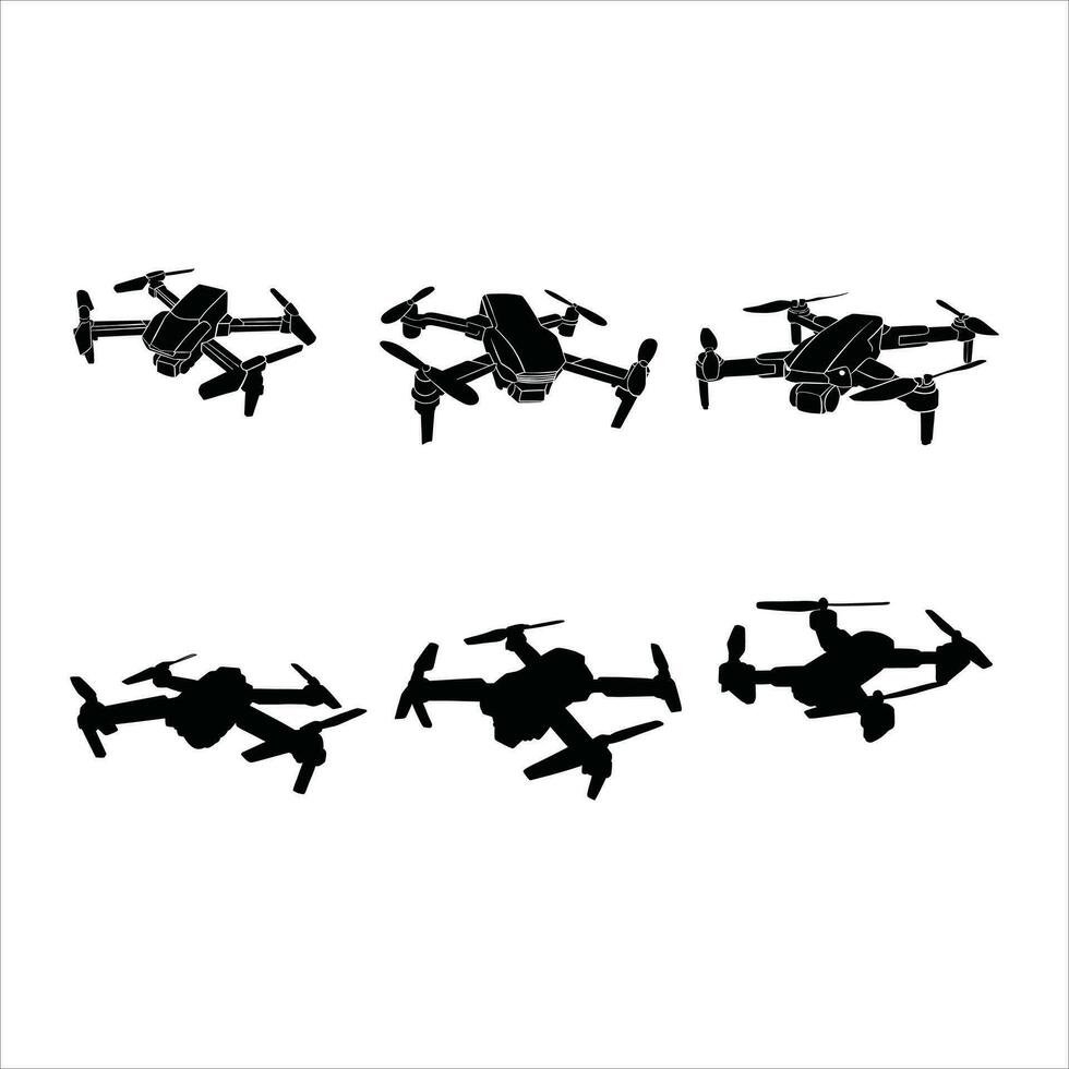 logotipo vectorial de drones. icono moderno de drones. signo de icono de drone para logotipo vector