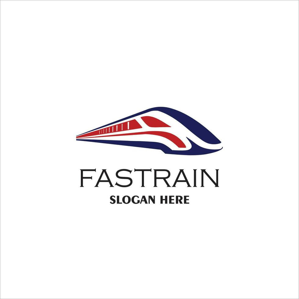 fast train logo icon vector isolated