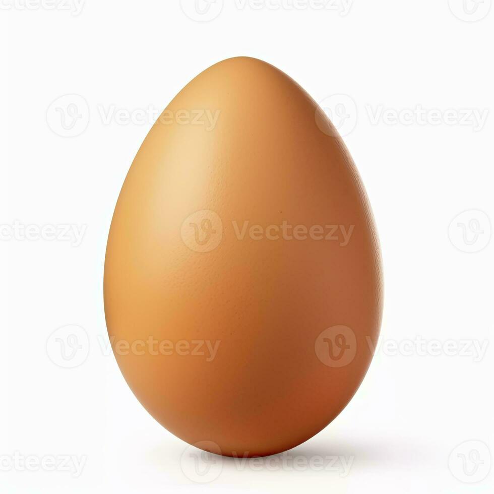 AI generated Egg isolated on white background. AI Generated photo