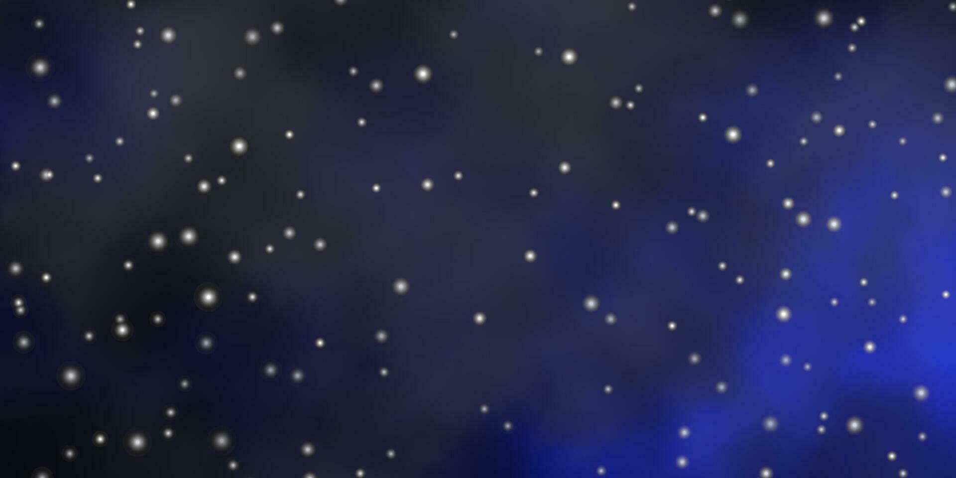 Dark BLUE vector layout with bright stars.