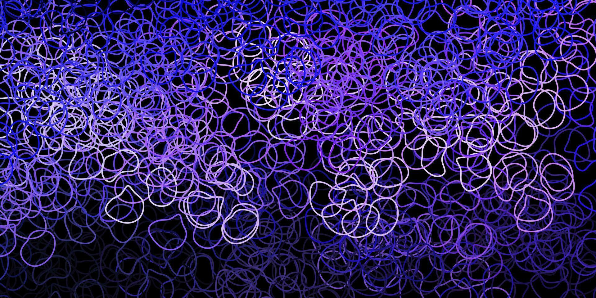 Dark purple vector pattern with abstract shapes.